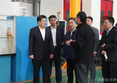 濟南市天橋區政府 圖片新聞 韓偉到濟南新材料產業園區調研